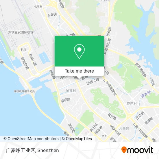 广豪峰工业区 map