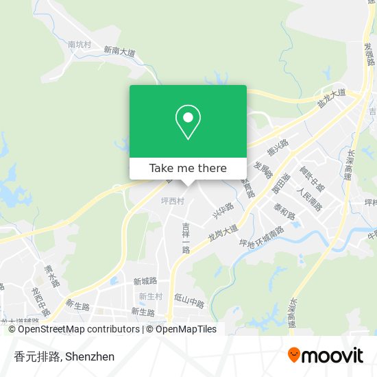 香元排路 map