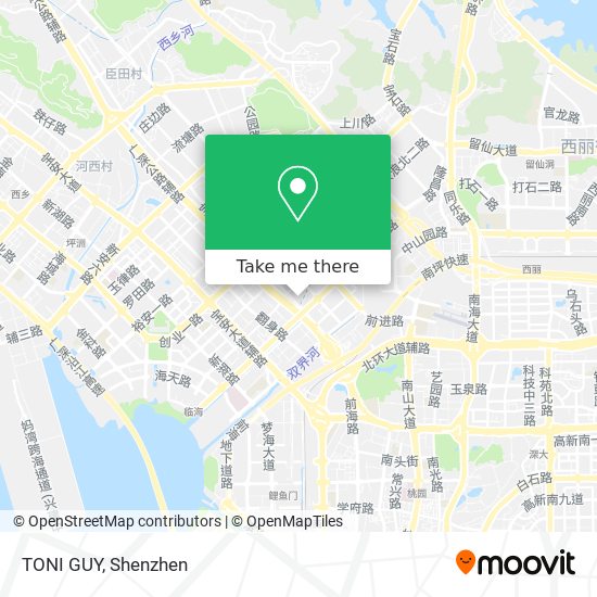 TONI GUY map