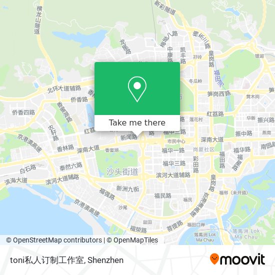 toni私人订制工作室 map