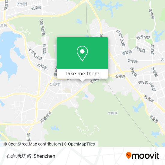 石岩塘坑路 map