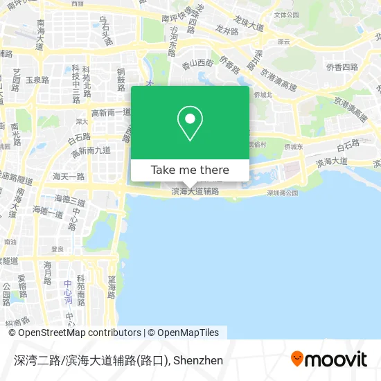 深湾二路/滨海大道辅路(路口) map