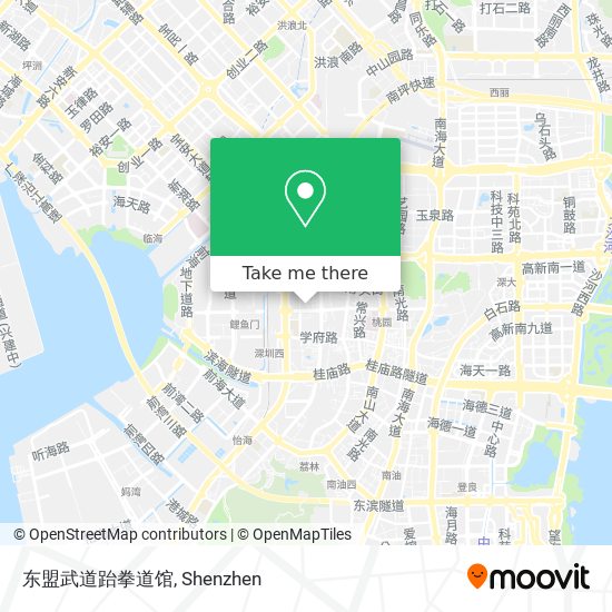 东盟武道跆拳道馆 map