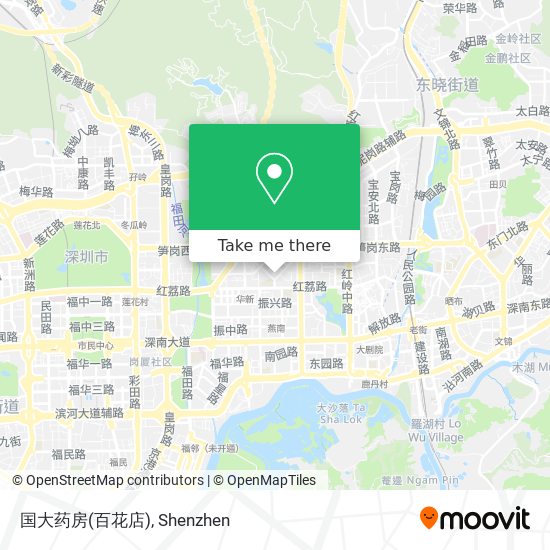 国大药房(百花店) map