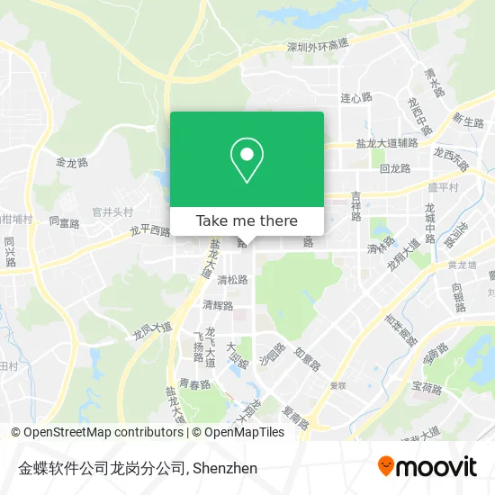 金蝶软件公司龙岗分公司 map