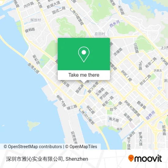 深圳市雅沁实业有限公司 map