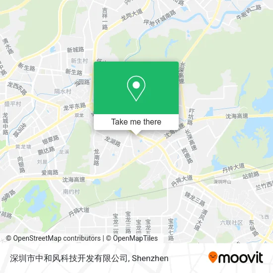 深圳市中和风科技开发有限公司 map