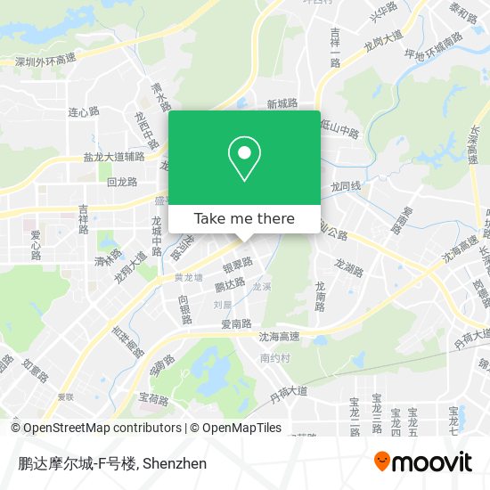 鹏达摩尔城-F号楼 map