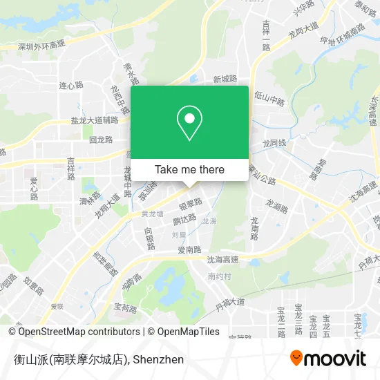 衡山派(南联摩尔城店) map