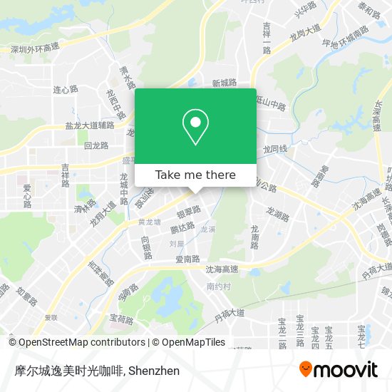 摩尔城逸美时光咖啡 map