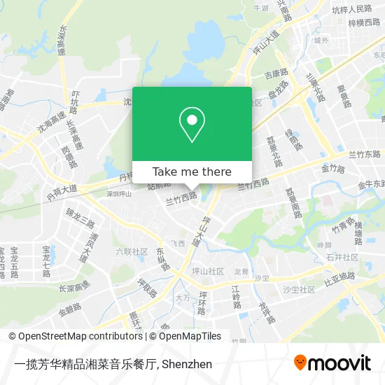 一揽芳华精品湘菜音乐餐厅 map