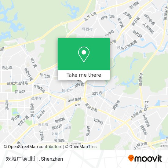 欢城广场-北门 map