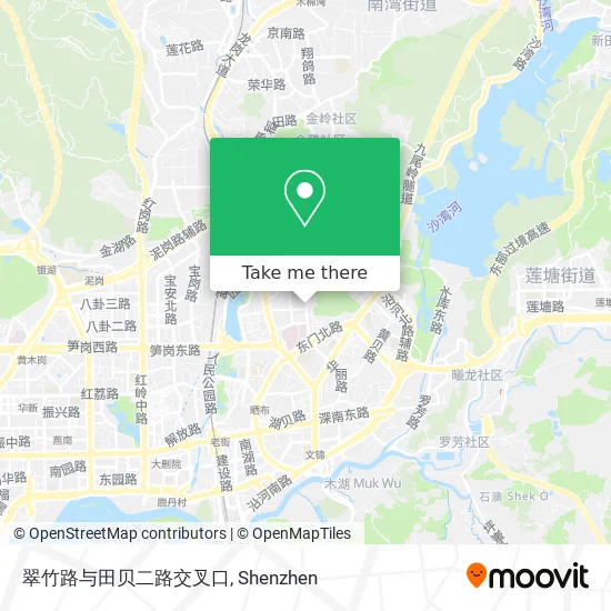 翠竹路与田贝二路交叉口 map