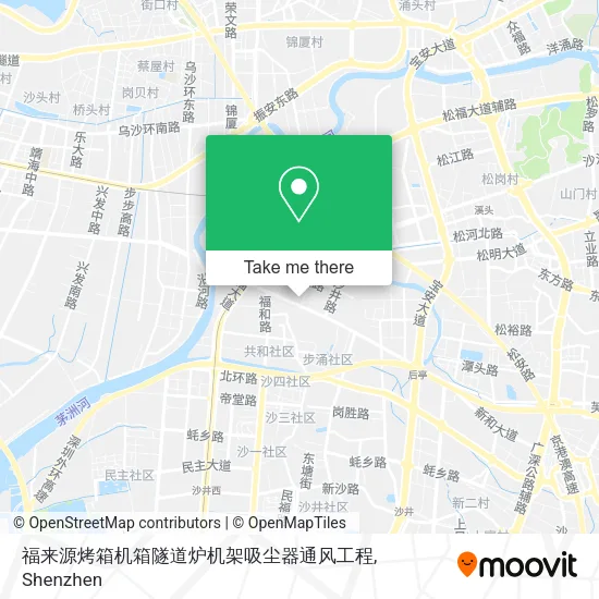福来源烤箱机箱隧道炉机架吸尘器通风工程 map