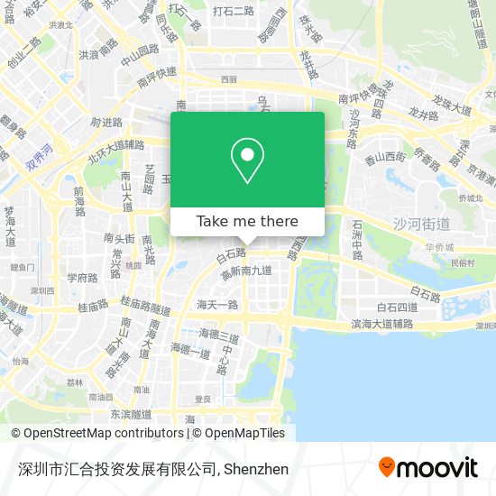 深圳市汇合投资发展有限公司 map