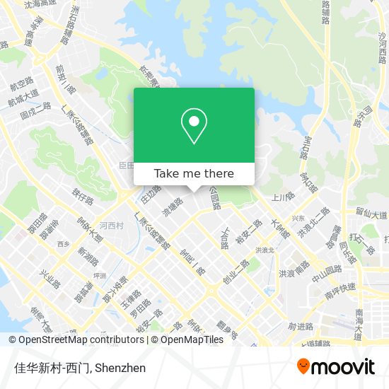 佳华新村-西门 map