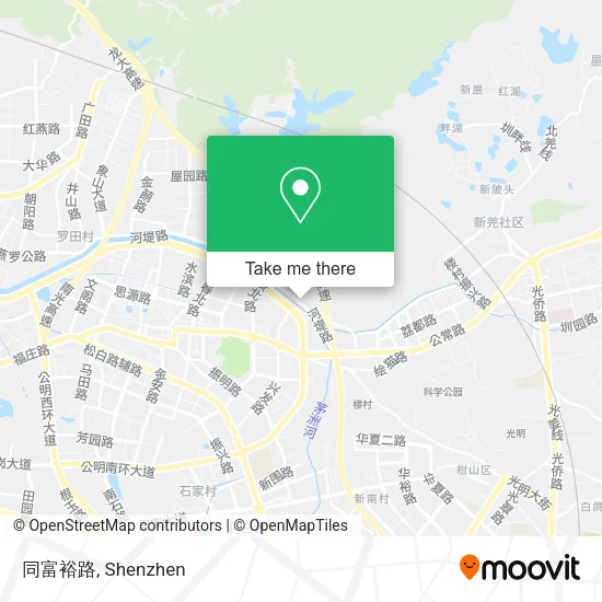 同富裕路 map