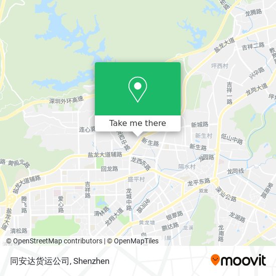 同安达货运公司 map