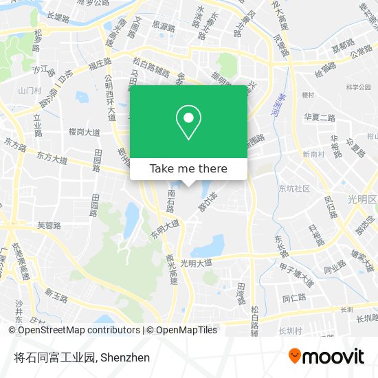 将石同富工业园 map