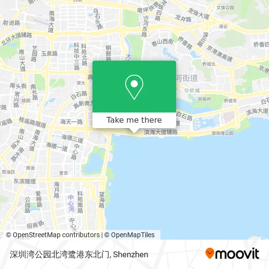深圳湾公园北湾鹭港东北门 map