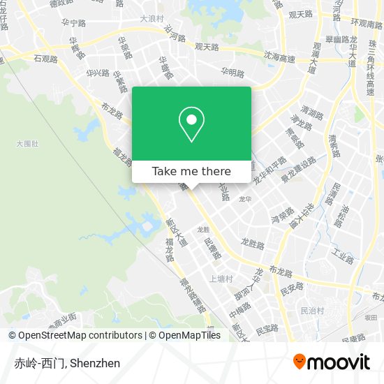 赤岭-西门 map