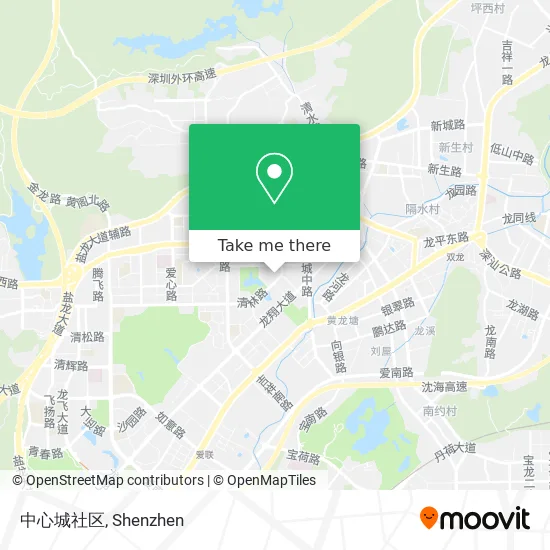 中心城社区 map