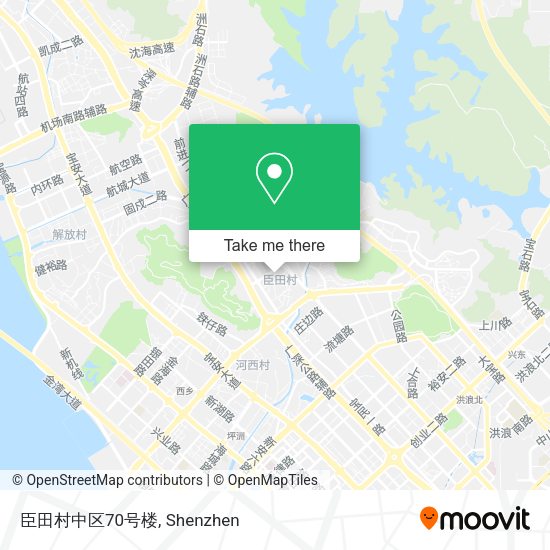 臣田村中区70号楼 map