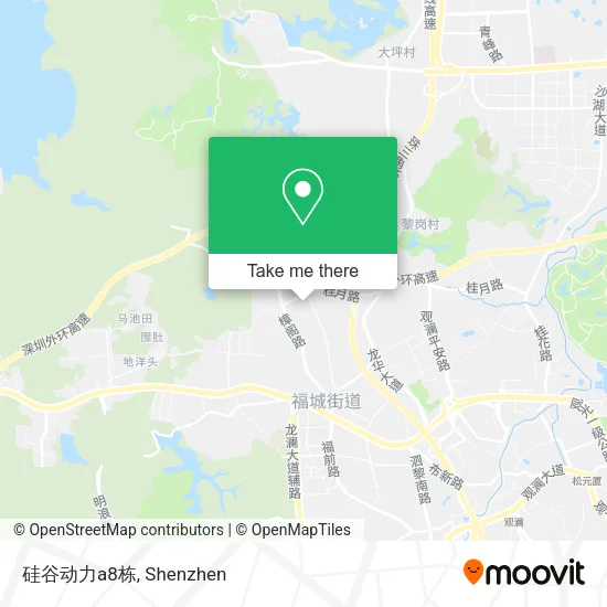 硅谷动力a8栋 map