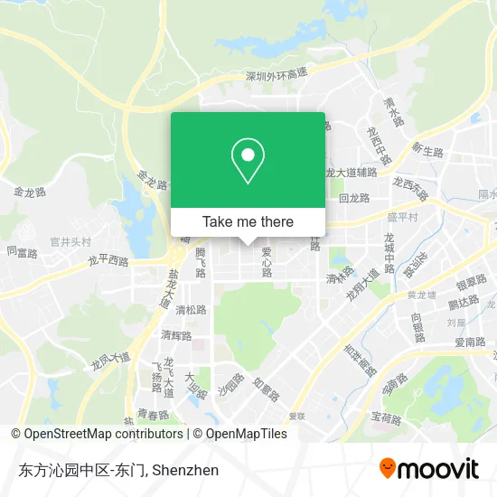 东方沁园中区-东门 map