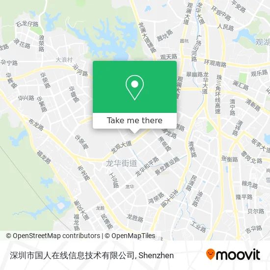 深圳市国人在线信息技术有限公司 map