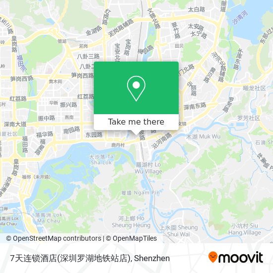 7天连锁酒店(深圳罗湖地铁站店) map