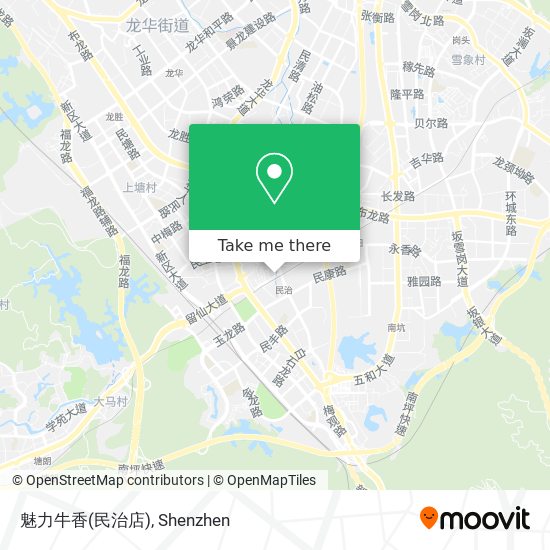 魅力牛香(民治店) map