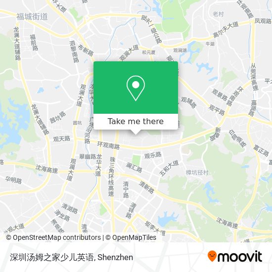 深圳汤姆之家少儿英语 map