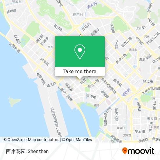 西岸花园 map