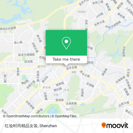 红妆时尚精品女装 map