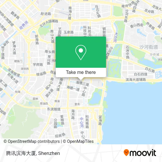 腾讯滨海大厦 map
