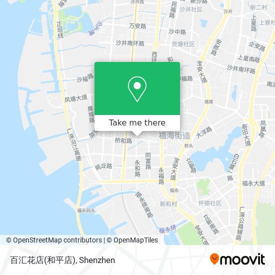 百汇花店(和平店) map