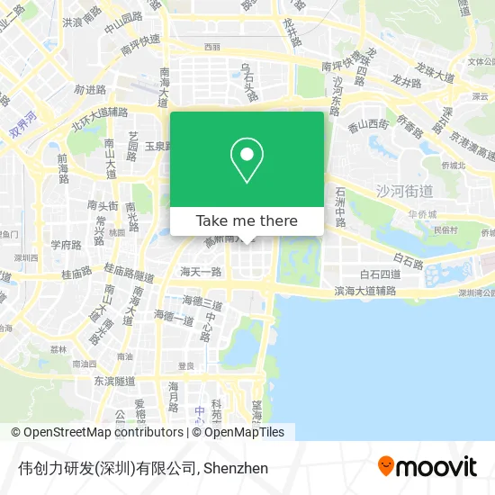 伟创力研发(深圳)有限公司 map