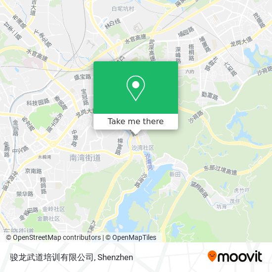 骏龙武道培训有限公司 map