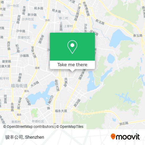 骏丰公司 map
