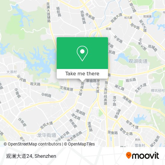 观澜大道24 map