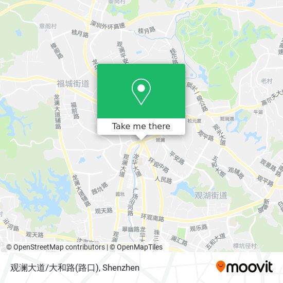 观澜大道/大和路(路口) map