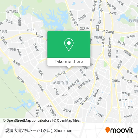 观澜大道/东环一路(路口) map