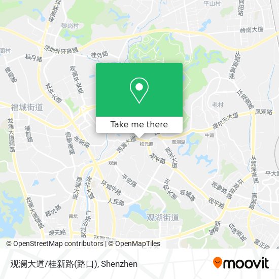 观澜大道/桂新路(路口) map