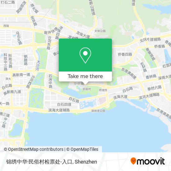 锦绣中华·民俗村检票处-入口 map