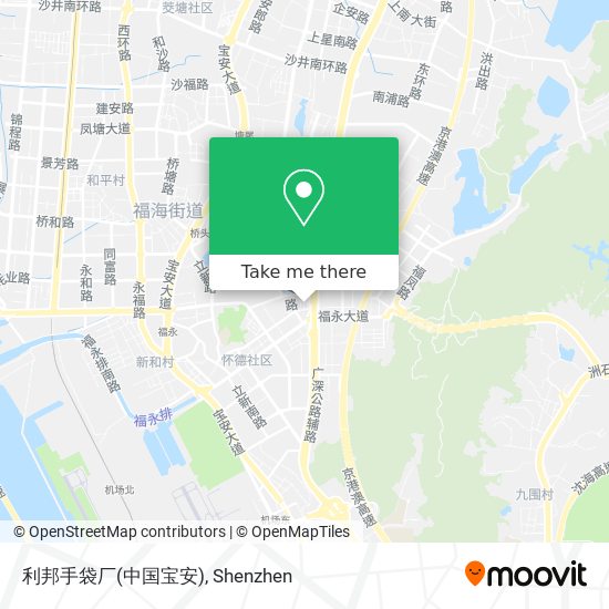 利邦手袋厂(中国宝安) map