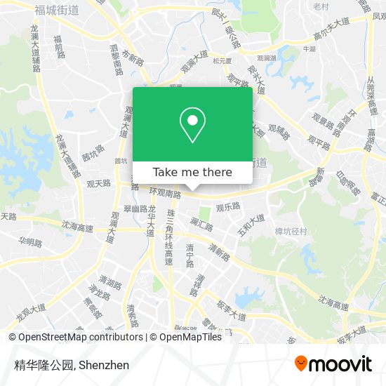 精华隆公园 map