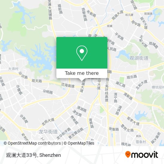 观澜大道33号 map