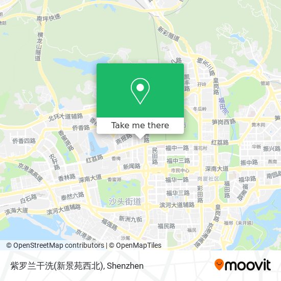 紫罗兰干洗(新景苑西北) map