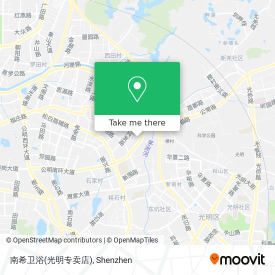 南希卫浴(光明专卖店) map